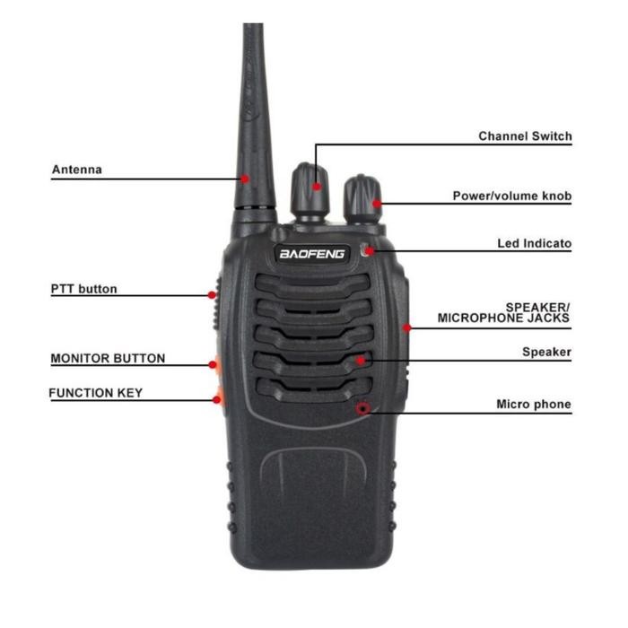POFUNG HT SINGLE BAND BF-888S WALKIE TALKIE POFUNG RADIO SINGLE 888S HT SINGLE BAND