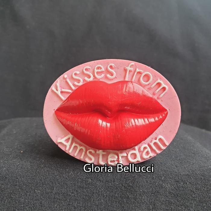 SOUVENIR TEMPELAN MAGNET KULKAS AMSTERDAM BELANDA