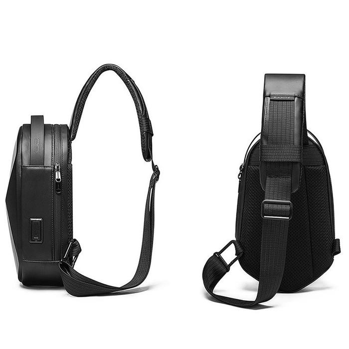 Unik Bg7213 Tas Selempang Bange Sling Bag Shoulder Chest Cowok Ipad 7.9 Hardcase Usb Terlariss 
