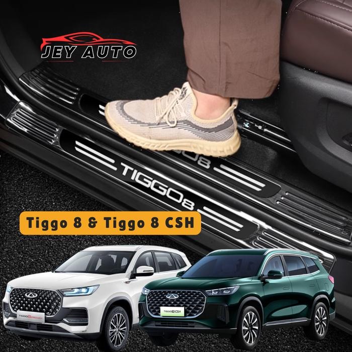 Sill Plate Tiggo 8 CSH Alloy Metal / Pelindung Pintu Tiggo 8 CSH