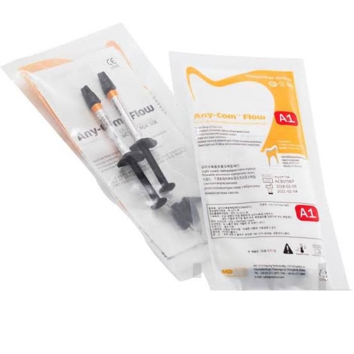 Terlaris Composite any-com flow / resin komposit flow nano hybrid composite / DENTAL COMPOSITE FLOW