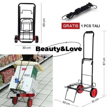 Troli Lipat Serbaguna Trolley Besi Lipat Troli Besi Serbaguna Troly Belanja Troli Galon