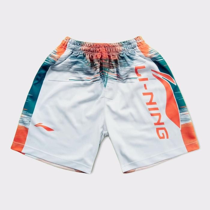 fb17- Celana Kolor Badminton Fullprinting Celana Pendek Badminton Fullprinting Pria Sport