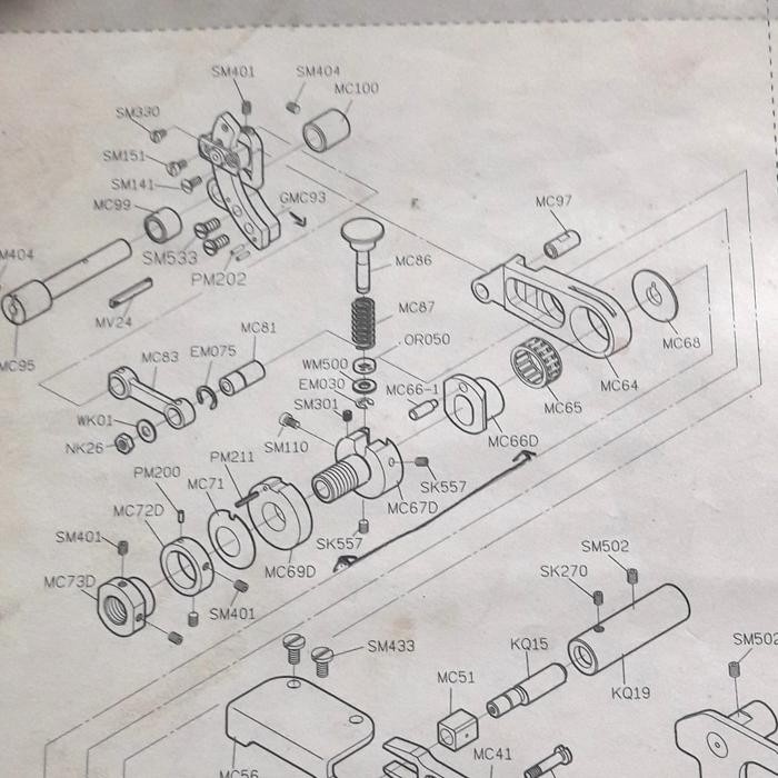 EXCENTRIK KASAR HALUS MESIN KAMKUT OVERDECK SIRUBA F007