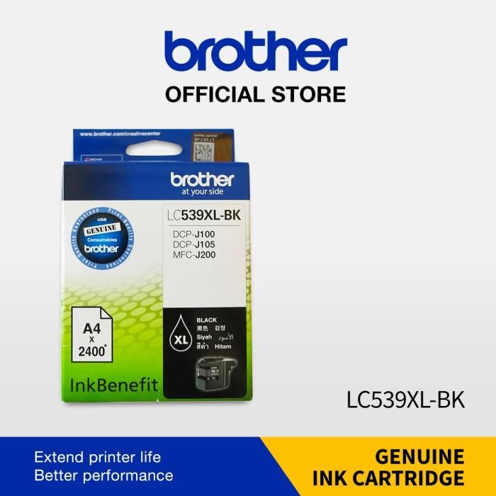 m8lx- Brother Mono Ink Benefit Lc539Xl-Bk - Tinta Brother Lc539Xl Bk