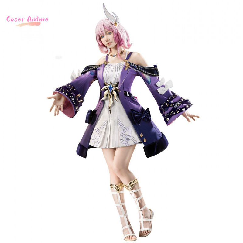 HONKAI: STAR RAIL CYRENE COSPLAY COSTUME UNIFORM HALLOWEEN CARNIVAL PARTY CHRISTMAS PLAY ROLE