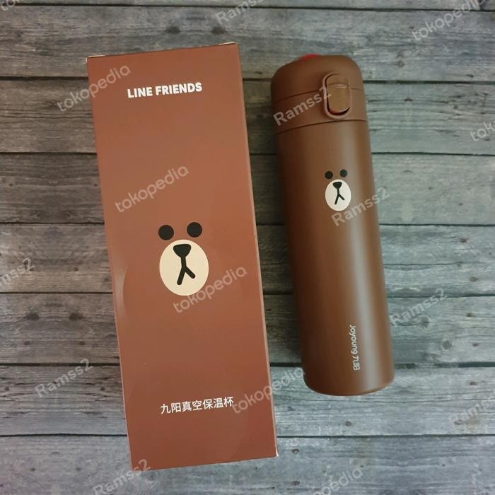 Joyoung Vacuum Bottle Sally Brown Botol Minum Anak Singapore