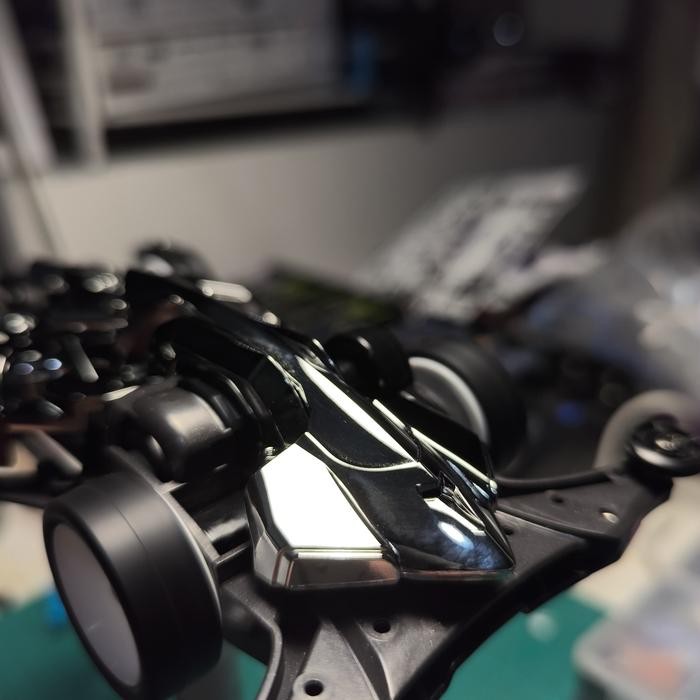 STOK TERBATAS  TAMIYA 95673 MACH FRAME BLACK METALLIC BODY SPECIAL EDITION - FMA CHASSIS - ITEM