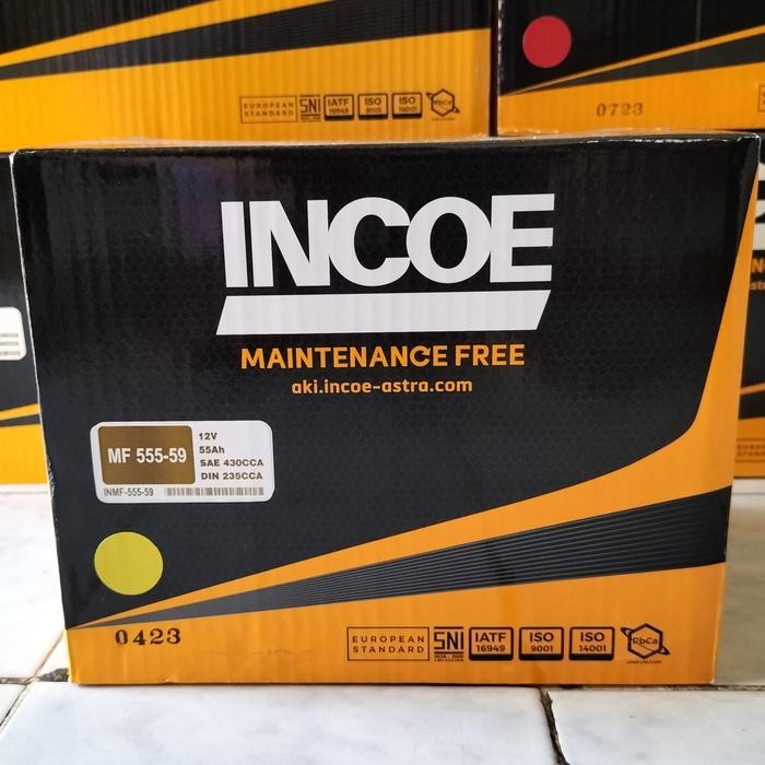 Aki Mobil Fiat 1300Cc Uno 555-59 Incoe Mf Aki Kering