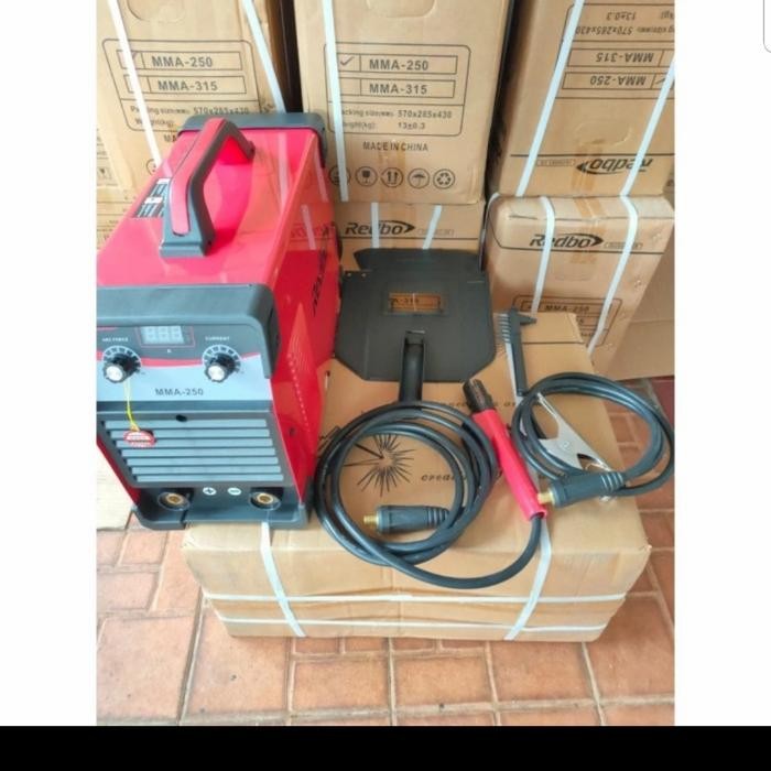 Stok Terbatas Mesin Las Mma 250 Redbo 3 Phase Trafo Las Inverter Redbo 250 Ampere Terlariss 