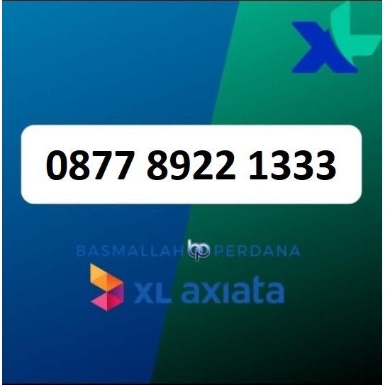 Nomor Cantik XB77 8922 1333 Perdana XL 4G 5G YOP925