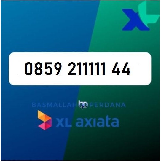 Nomor Cantik XB59 211111 44 Perdana XL 4G 5G YOP925
