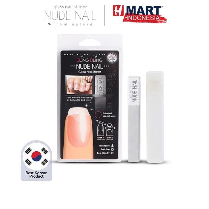 Terlaris HEALTHY NAIL CARE - BLING BLING NUDE NAIL - Glass Nail Shiner SALE