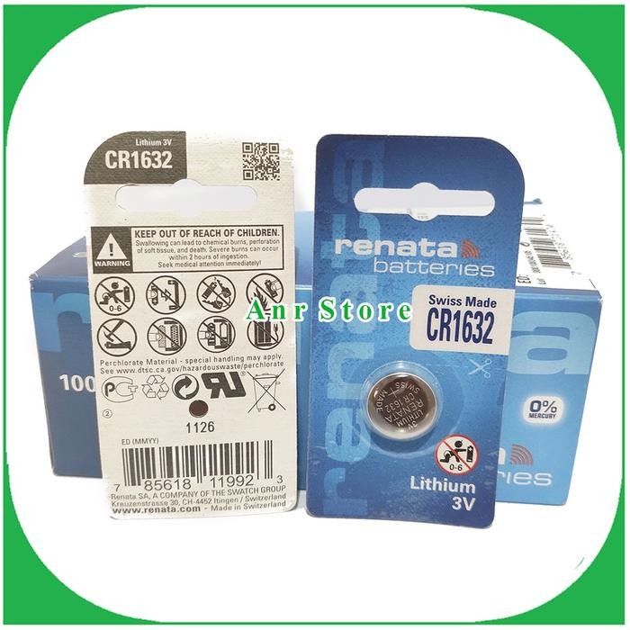 PilihanBaru- Renata 1632 Renata Cr1632 Cr-1632 Original Baterai Batre Jam Tangan