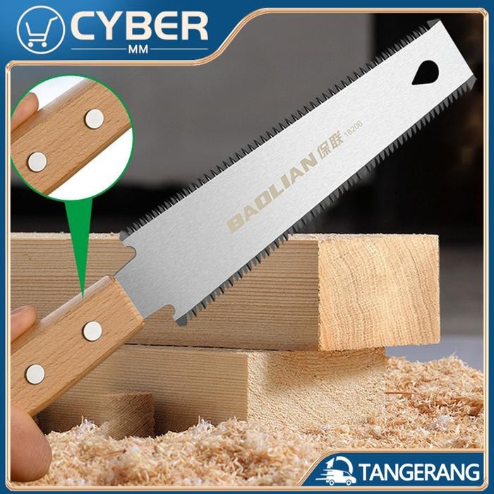 BERKUALITAS Gergaji Tangan Jepang Rumah Tangga Dengan Pisau Fleksibel Ganda Dan Gergaji Kayu Duri