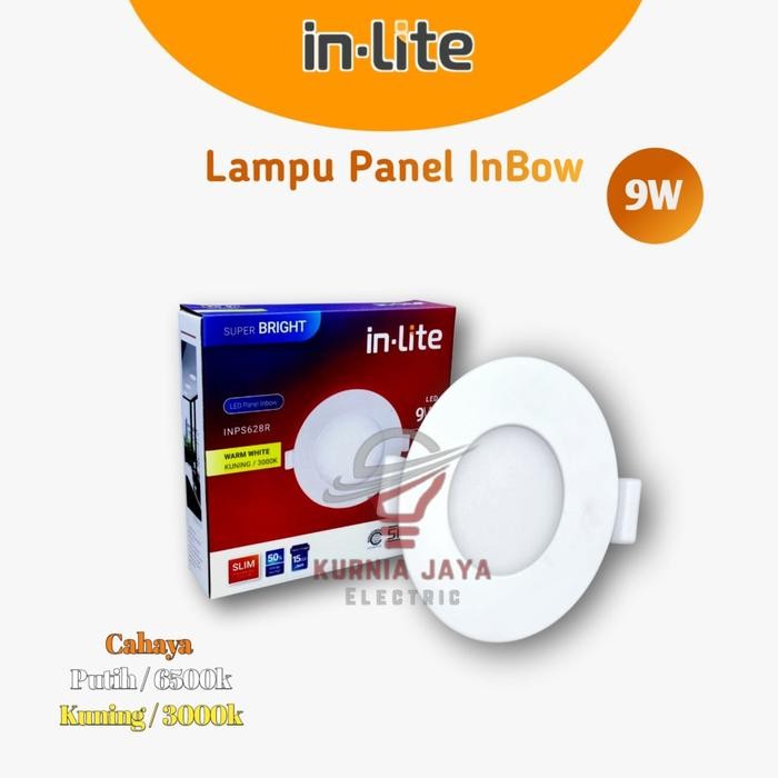 New New INLITE Downlight Panel Light LED Inbow 9W Bulat INPSR