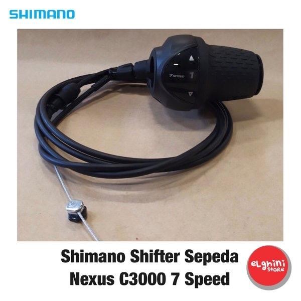 Shimano Shifter Sepeda Nexus C3000 7 Speed