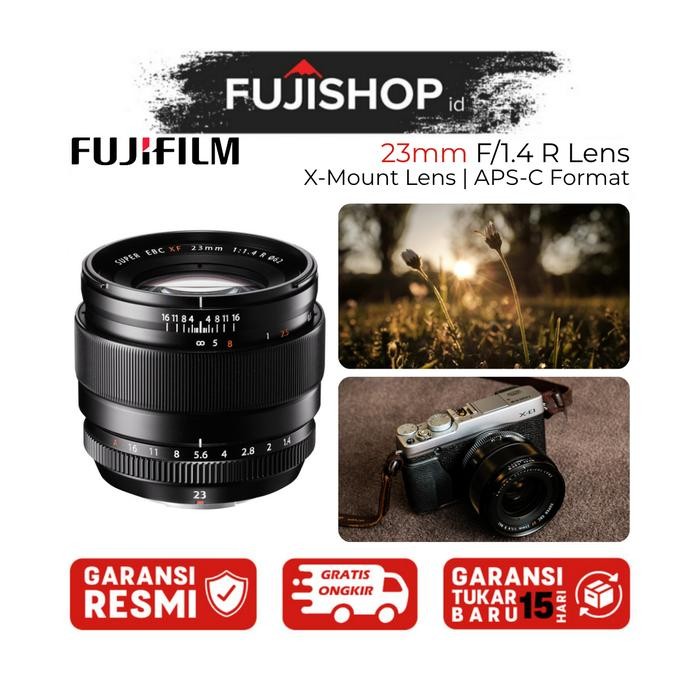 x3ad- Fujifilm Xf 23Mm F1.4 R Camera Lensa Fujinon Lens