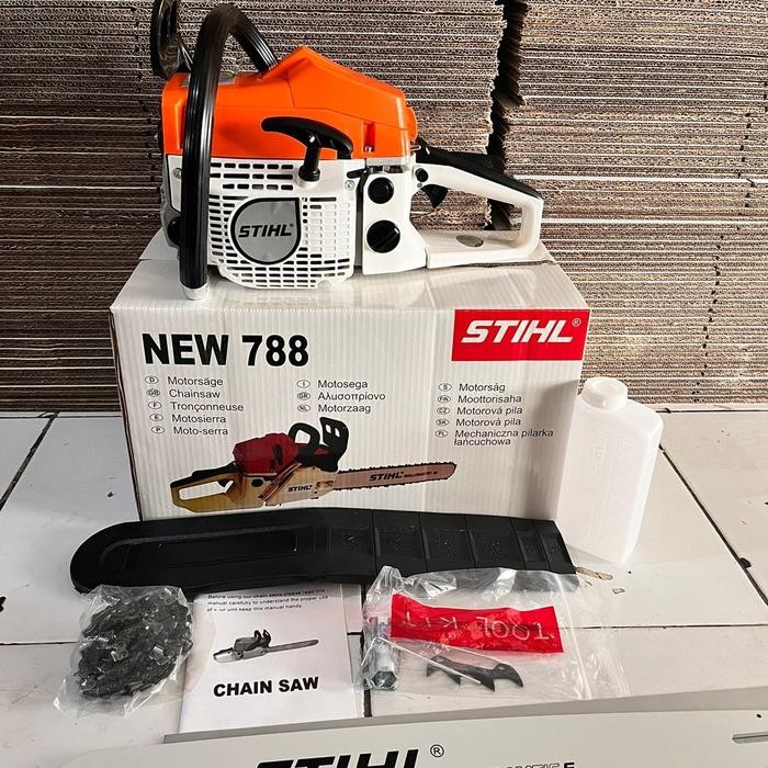 senso/ chainsaw 788 stihl original fullset siap di pakai