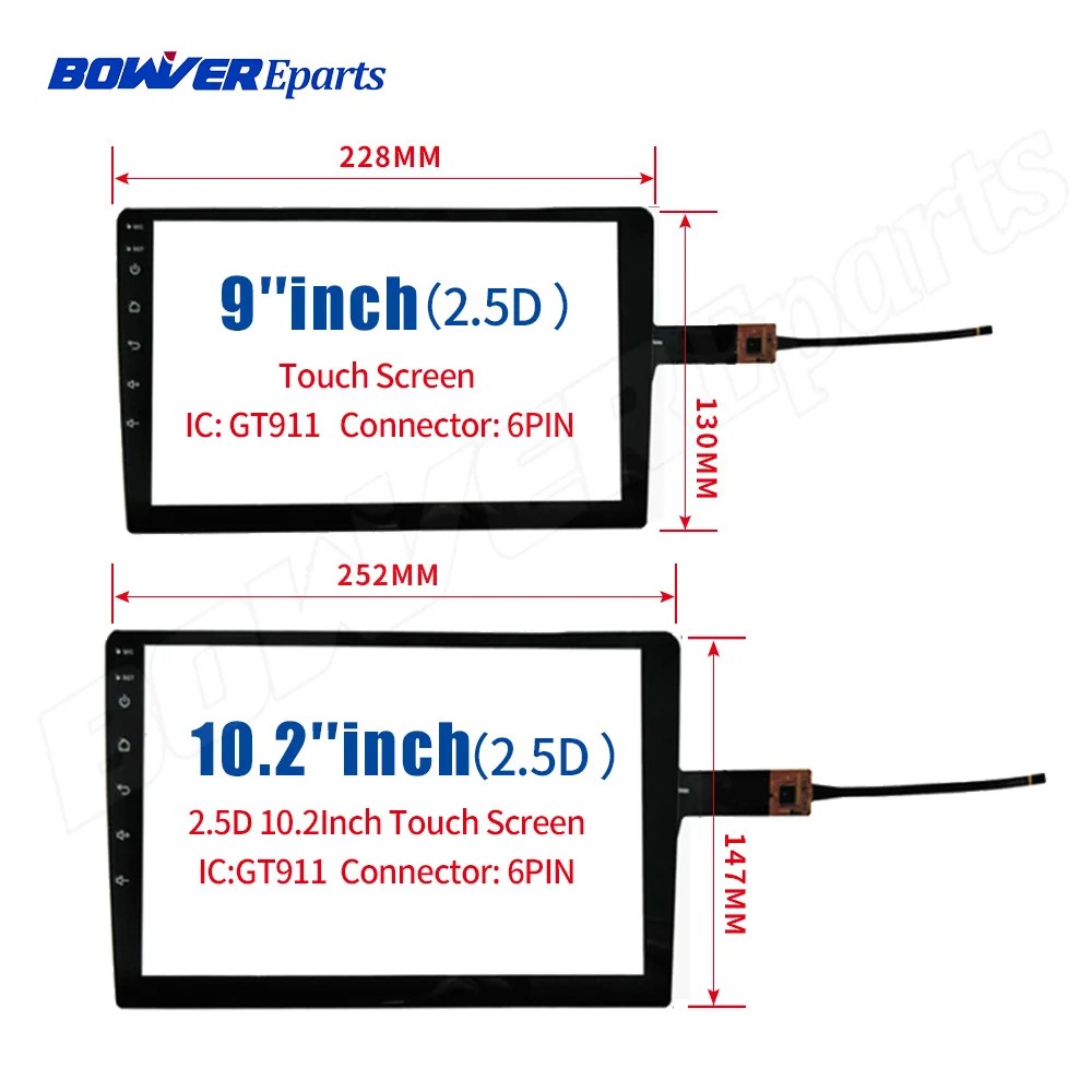 9 Inch,10.2 Inch Touch Screen,100% New For Zxh-1818 Fd101Gs0035A-Fpc-V01 Zb101Ps0012-V5.0 Touch