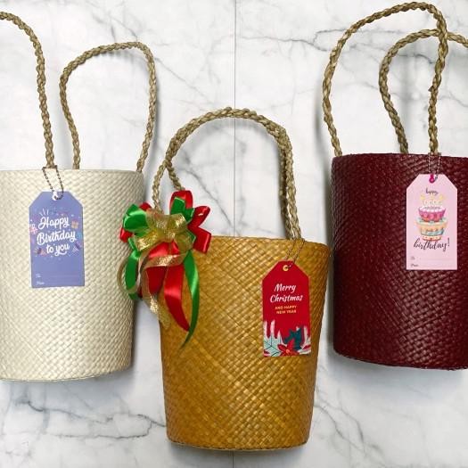 egk6- Packaging Hampers Tas Pandan Anyaman