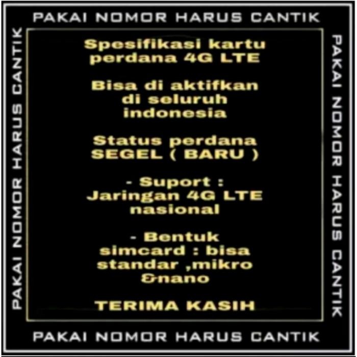 BdGGadget- Nomor Cantik Kartu Perdana Xl 4G Lte Seri 0818