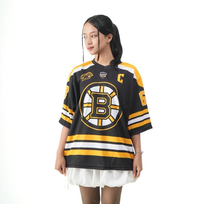 ONIKU - Jersey Boxy Sport Hockey Vintage Boston Bruins Unisex Dry-fit Anti UV