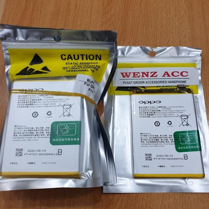 Baterai Batre Battery Oppo F11 BLP 707 BLP707 BLP-707 Original