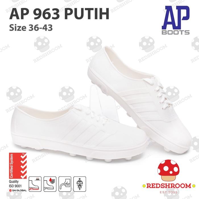 Brodo Sports - Sepatu Ap 963 Putih Sepatu Bola Sepatu Multi Fungsi