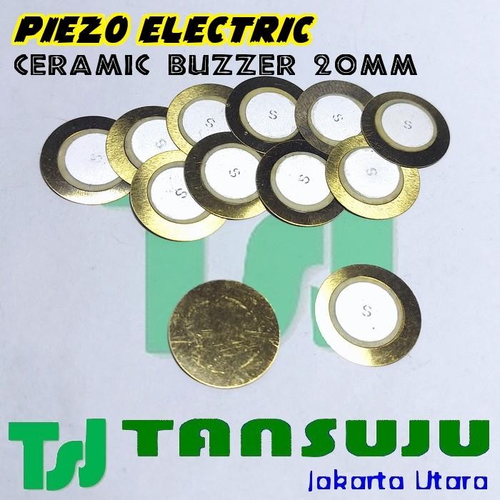 Ceramic Buzzer 20mm Piezo Electric Element Sounder Sensor Sound Disc