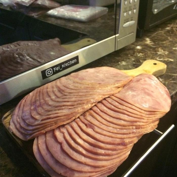pork ham premium ham babi daging olahan