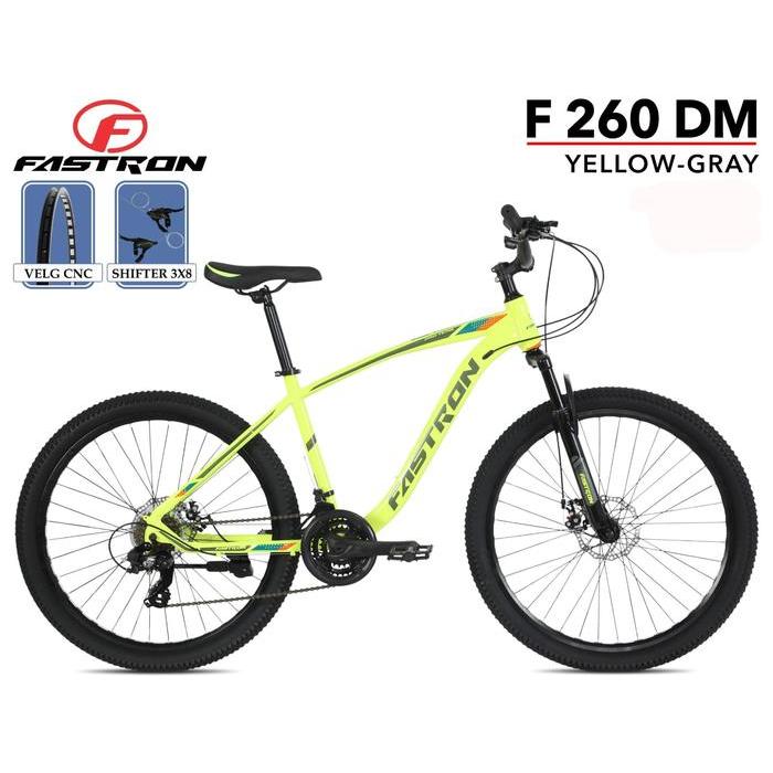 sepeda gunung mtb 27,5 inch fastron f-260 dm by pacific rem cakram