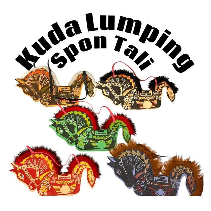 Kuda Lumping Spons + Tali Panjang - Mainan Anak Usia 3 Thn Ke Atas