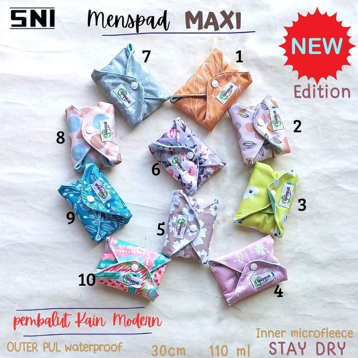 MENSPAD MAXI NINGRAT Pembalut MODERN sehat bisa dicuci