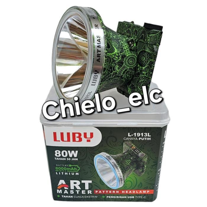 NEW SENTER KEPALA LUBY L1913 80W ,SENTER HEAD LUBY 80WATT L 1913 ,HEAD LIGHT LUBY 1913 80W ,SENTER