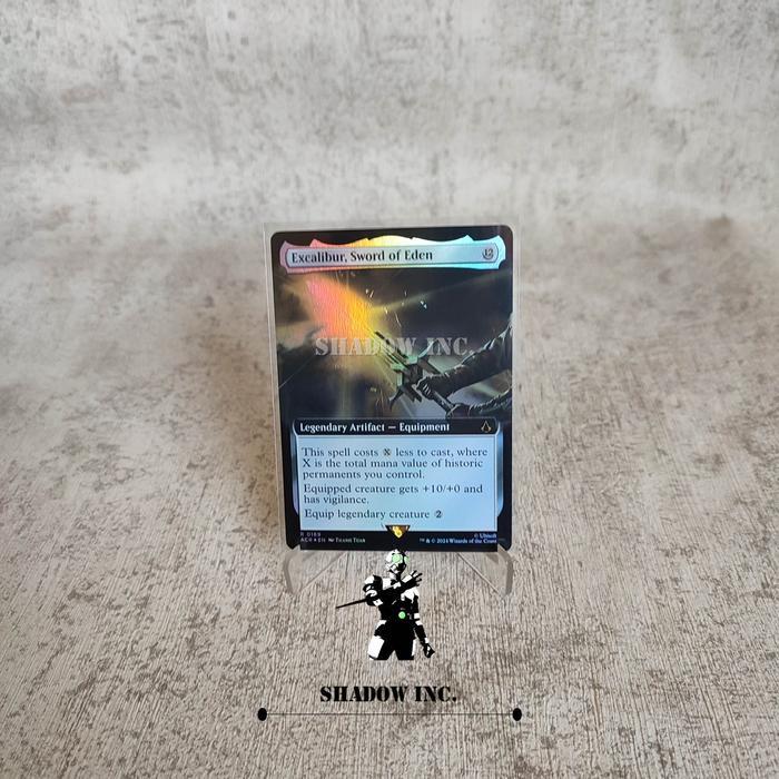 Excalibur, sword of eden foil borderless MTG magic the gathering