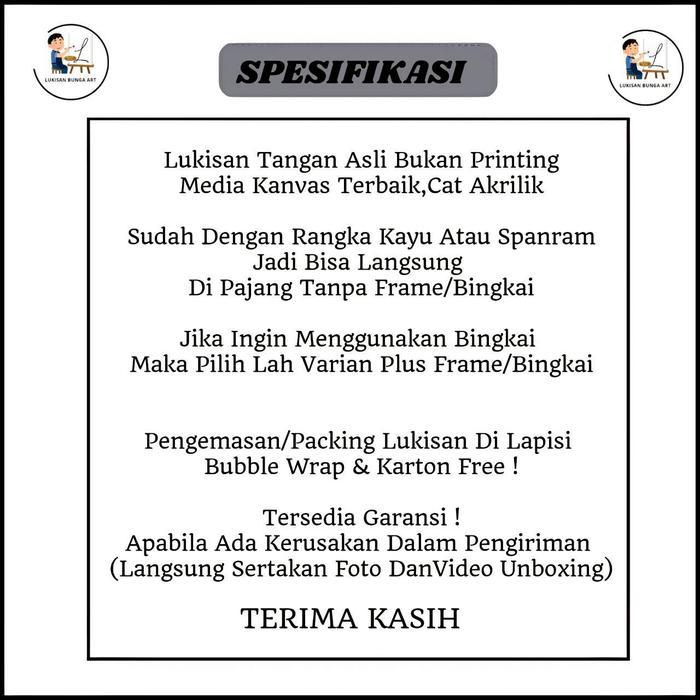Promo Hiasan Dinding Ruang Tamu Lukisan Abstrak Ombak Laut 3D Plus Frame Tinggal Pajang Walpaper