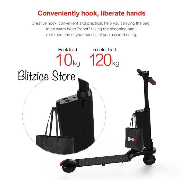 HX X6 Electric Scooter Backpack Mini Foldable Skuter Listrik Lipat