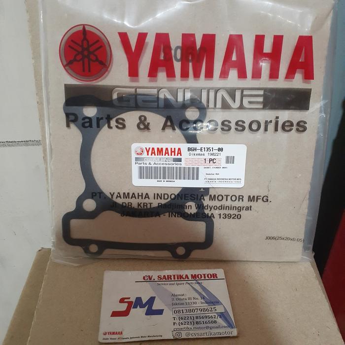 PAKING BLOK BAWAH NMAX 2020 / GASKET CYLINDER B6H-E1351-00 OK.