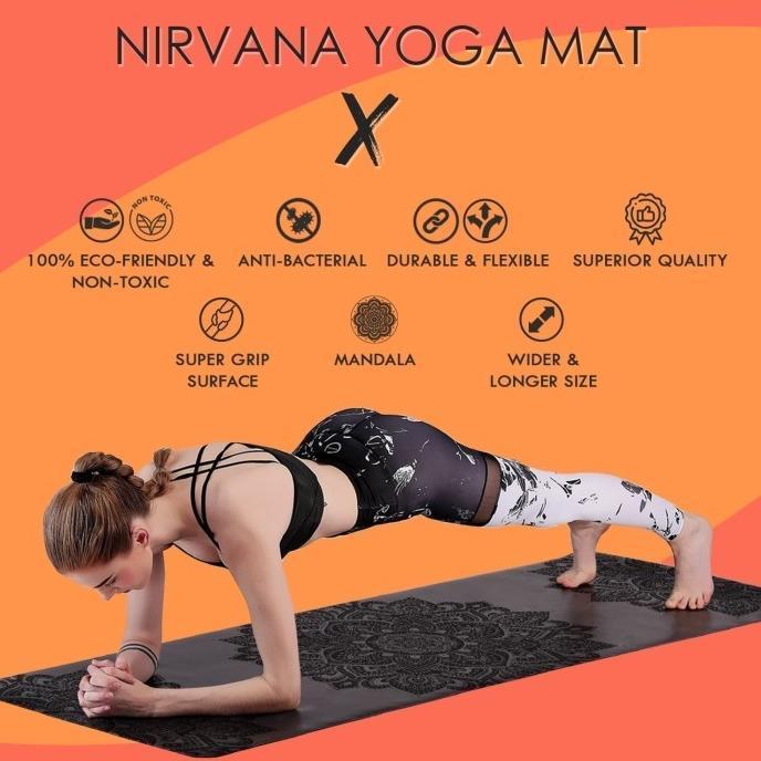 Nirvana Yoga Mat X Yoga Mat Garansi Anti Slip Original Matras Yoga
