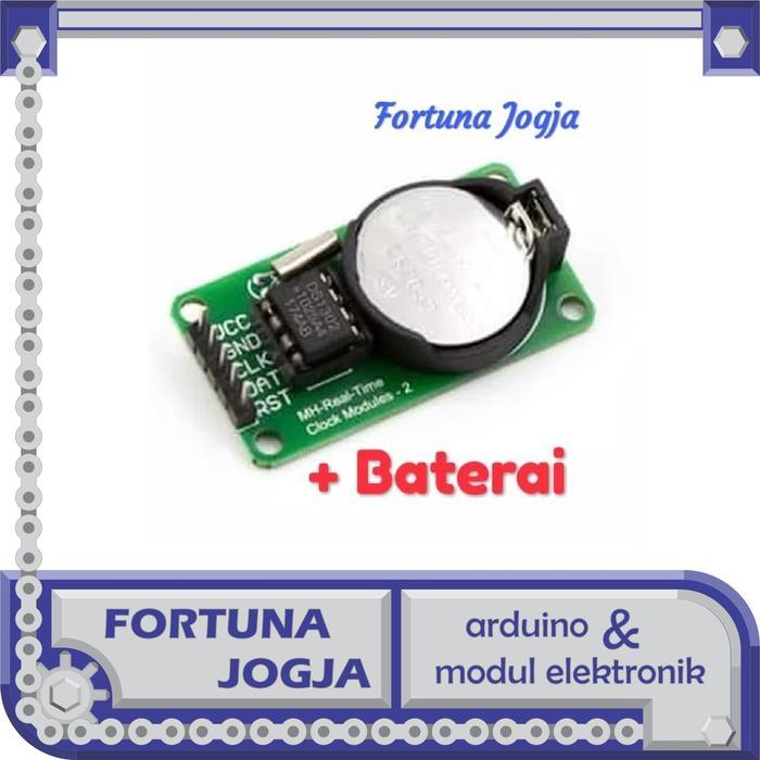 MODUL RTC DS1302 + BATERAI / REAL TIME CLOCK MODULE RTC DS 1302