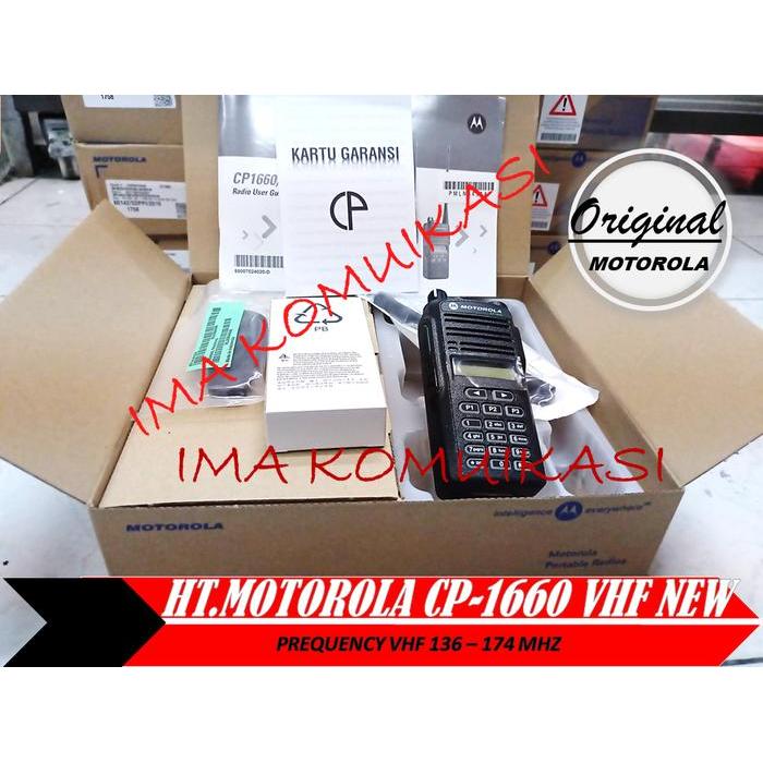 MOTOROLA CP 1660 VHF DAN UHF 350 MHZ NEW