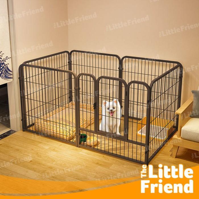 Kandang Pagar Lipat Hewan Anjing Kucing Puppy Kitten Indoor Outdoor