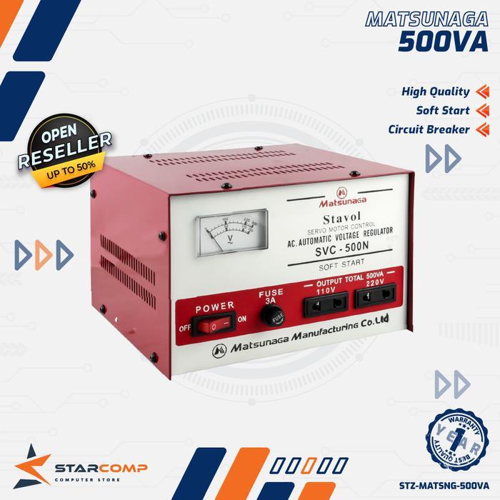 Promo Stavolt Matsunaga 500Va Stabilizer Komputer Termurah