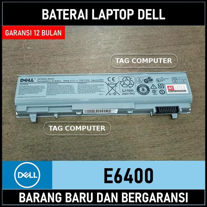 BATERAI LAPTOP DELL LATITUDE E6400 E6400 ATG E6400 XFR E6410 E6410 ATG PT434 W1193 ORIGINAL