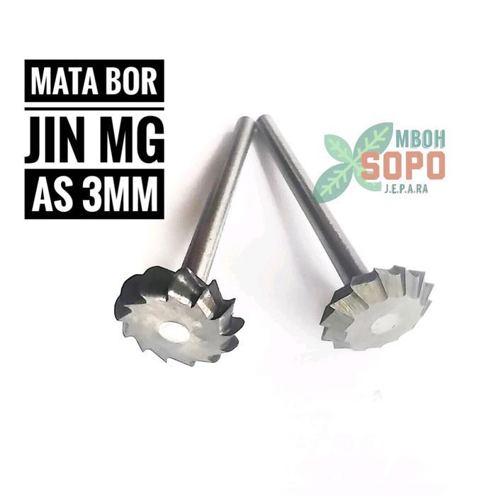 Alat Bonsai, Mata Bor Jin Ryuga, Mata Bor Ukir Kayu, As 3Mm