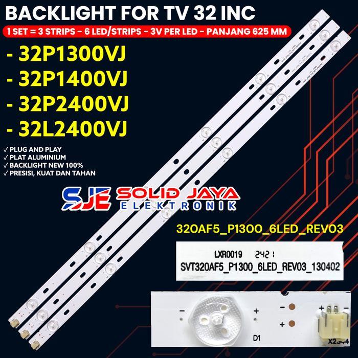Terbaru Backlight Tv Toshiba 32 Inch 32P1300Vj 32P1400Vj 32P2400Vj 32L2400Vj 32P 32L