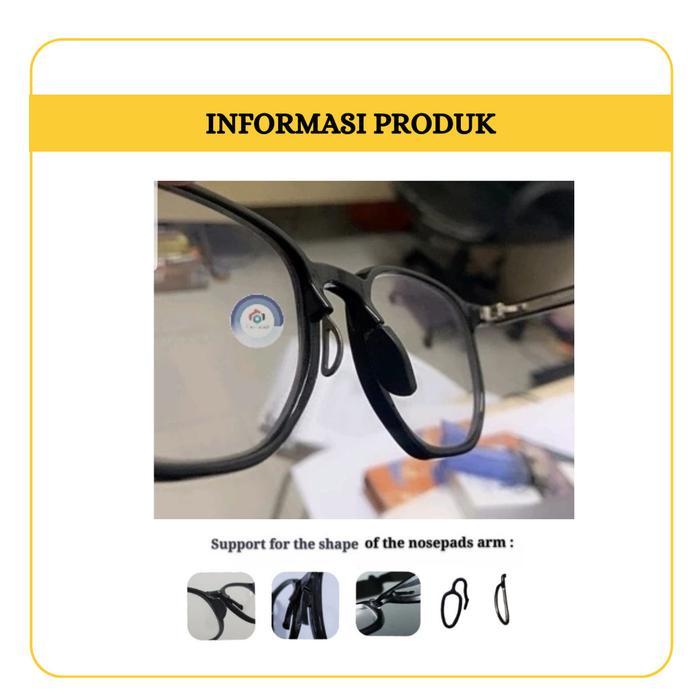 Nosepad Kacamata Plug In Nosepad Colok Silicone Bantalan Hidung Kacamata Specific Model/NPT9