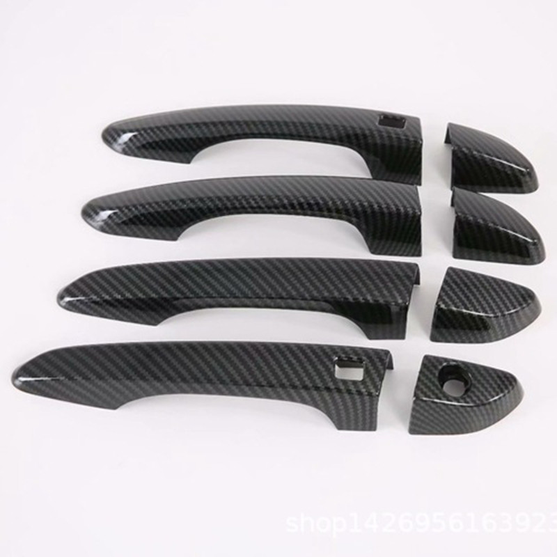 CAR DOOR HANDLE COVER TRIM MOLDING CATCH OVERLAY STICKER ACCESSORIES FOR HYUNDAI TUCSON TL 2015-2018