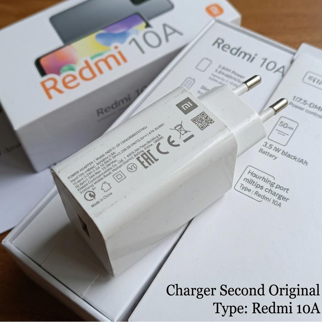 Batok Charger Xiaomi MDY-11-EP Ori Second Fast Charging Redmi 10A